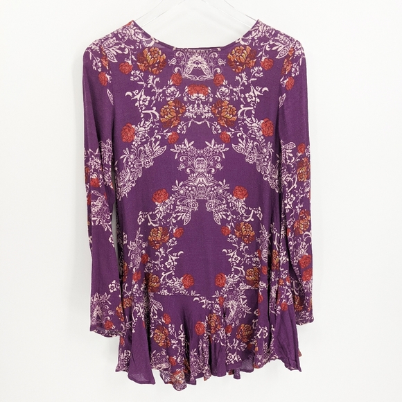 Free People Smooth Talker Purple Open Back Dress - Picture 2 of 12
